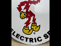 Image 4 of 4 of a N/A REDDY KILOWATT PORCELAIN