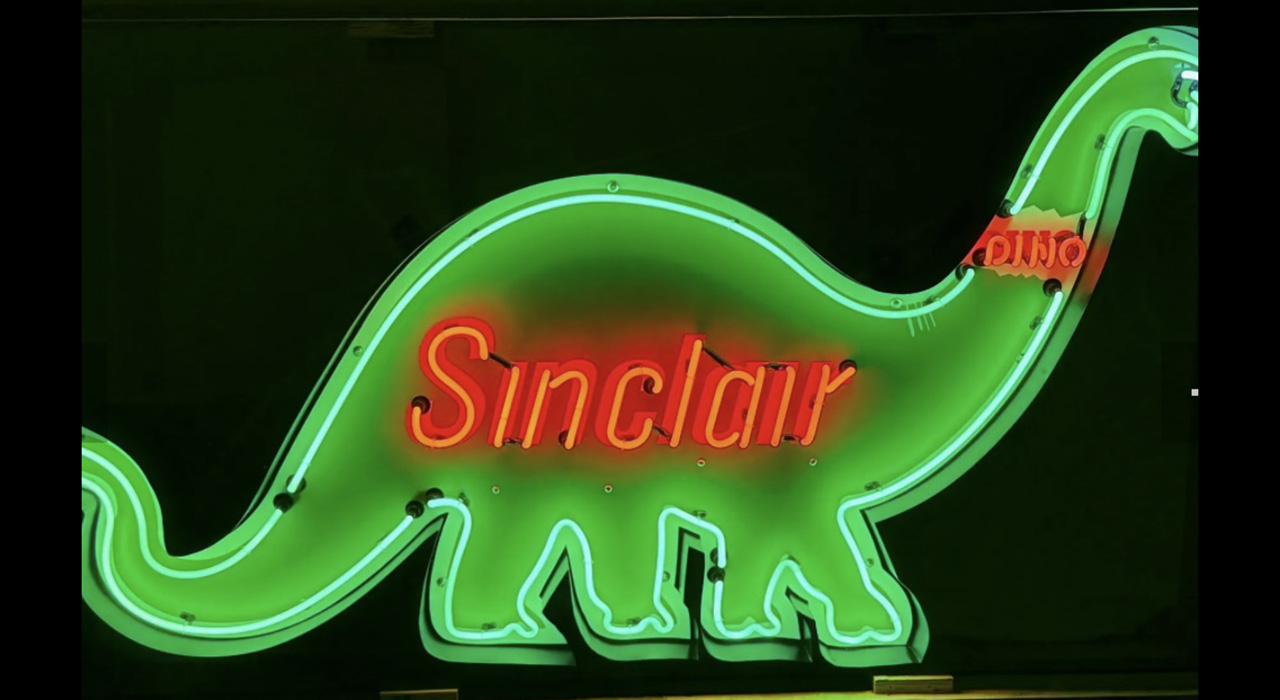 3rd Image of a N/A SINCLAIR DINO NEON