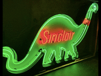 Image 3 of 6 of a N/A SINCLAIR DINO NEON