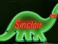 Image 4 of 6 of a N/A SINCLAIR DINO NEON