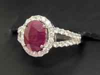 Image 3 of 8 of a N/A BURMESE RUBY DIAMOND