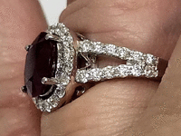 Image 6 of 8 of a N/A BURMESE RUBY DIAMOND