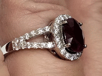 Image 7 of 8 of a N/A BURMESE RUBY DIAMOND