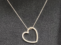 Image 2 of 4 of a N/A 14K WHITE GOLD DIAMOND PENDANT