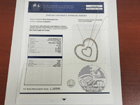 Image 4 of 4 of a N/A 14K WHITE GOLD DIAMOND PENDANT